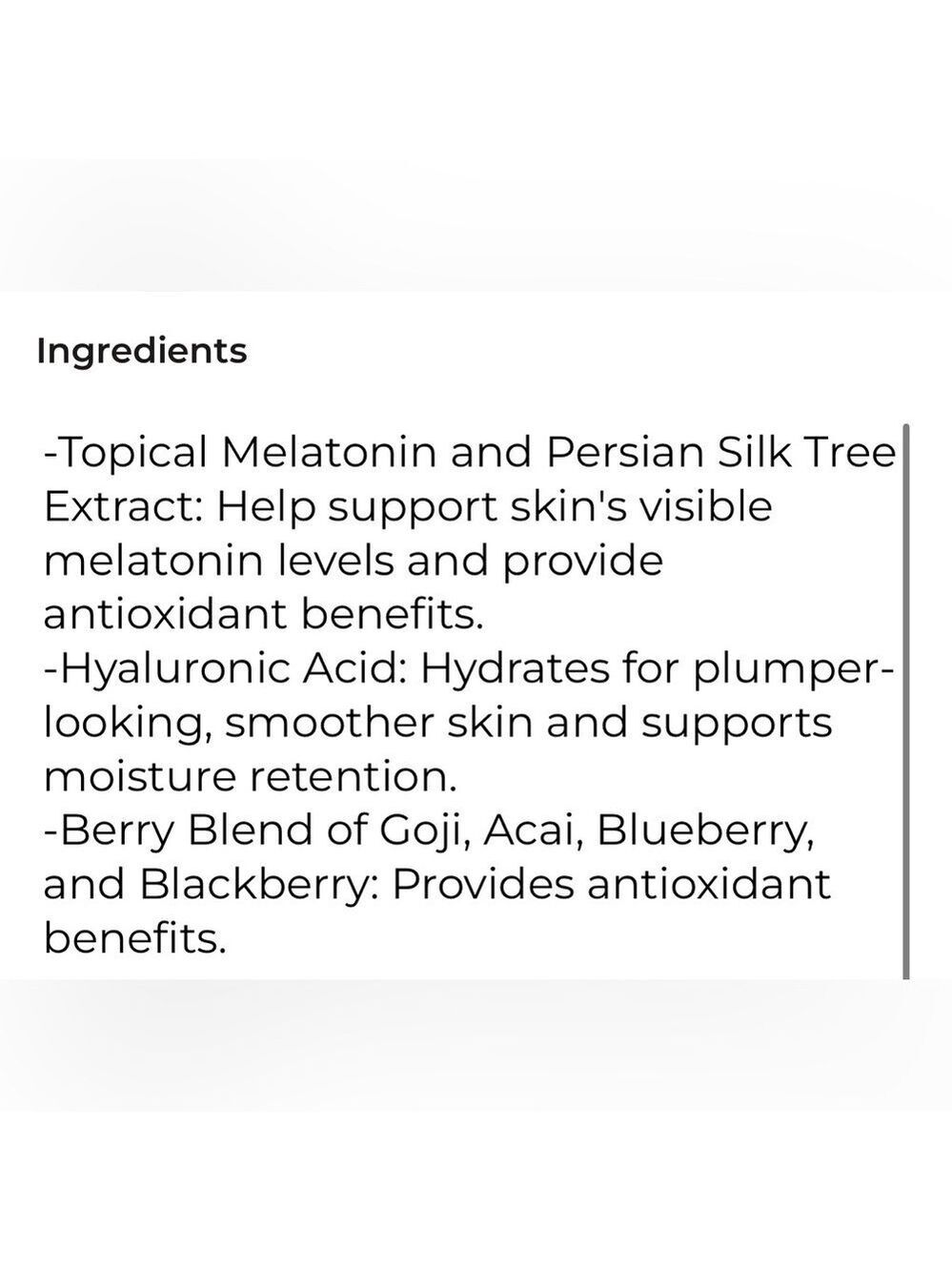 NIB Milk Makeup Melatonin Overnight Serum Rejuvenate Calm Hydrate & Smooth - Picture 9 of 11